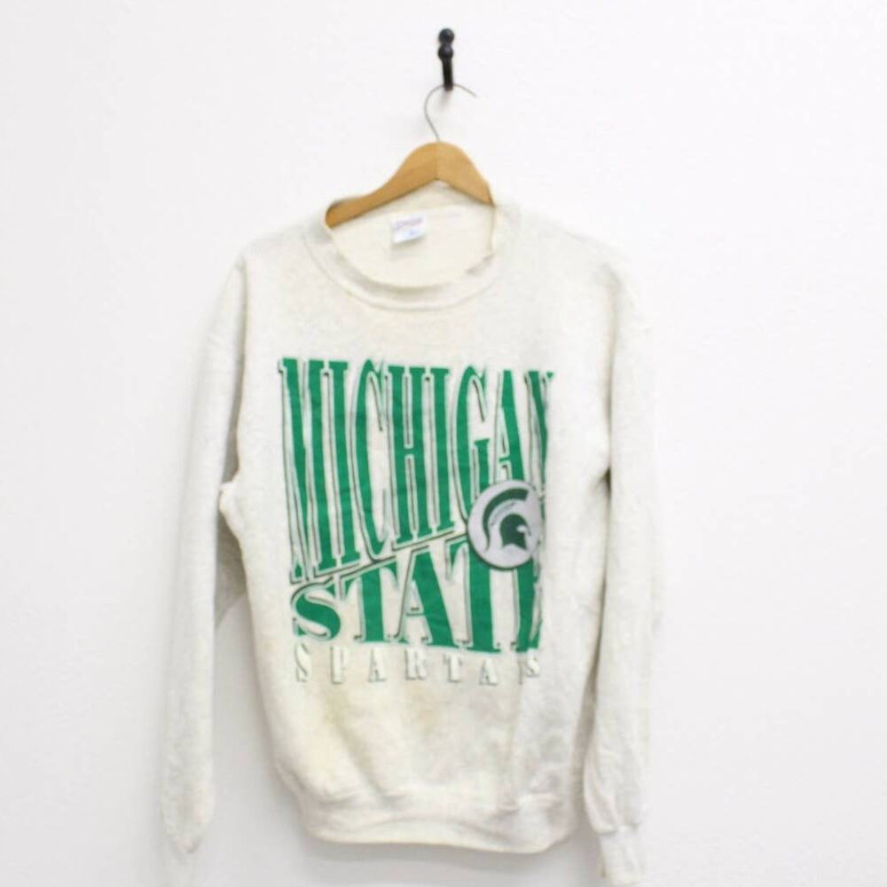 Vintage Michigan State Spartans Sweatshirt Medium